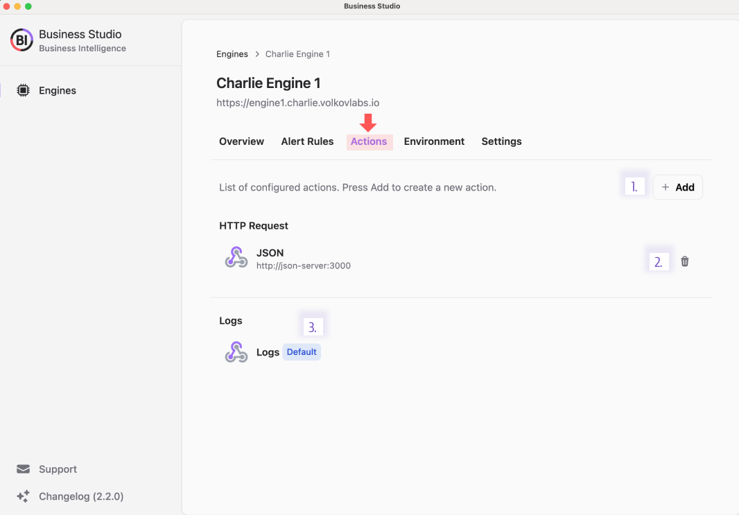 Setting up alert actions for automated responses.