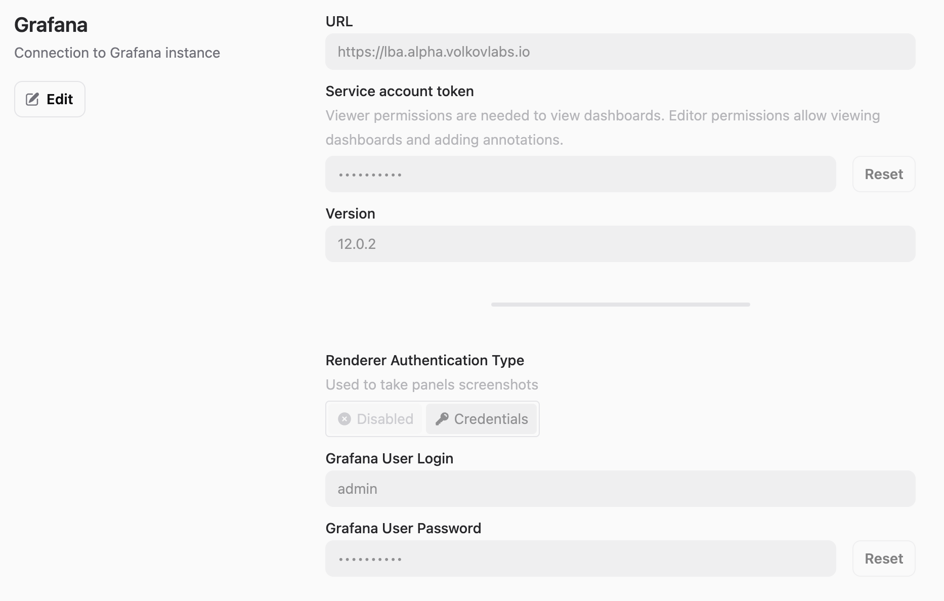 Connect Business Engine to Grafana